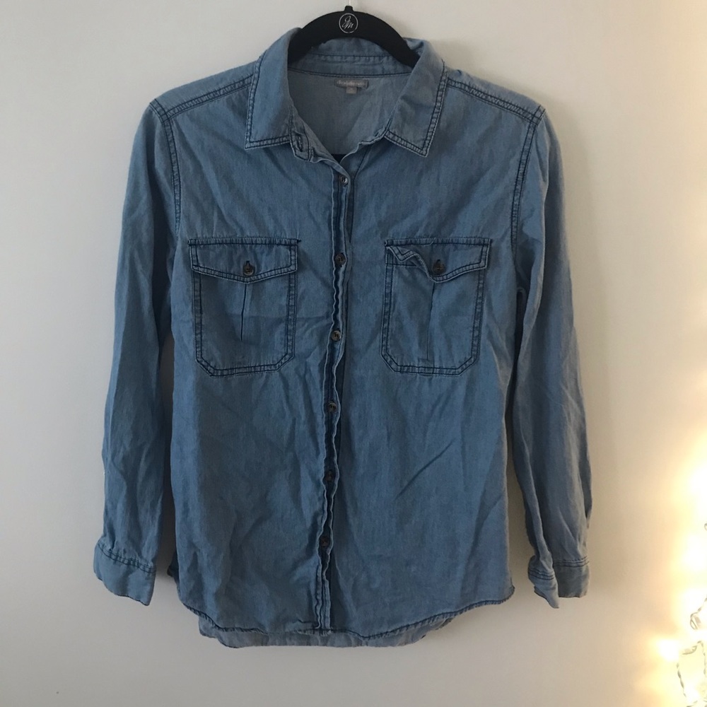 denim button down